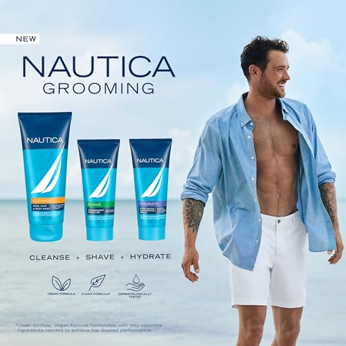 Nautica Aftershave Balm for Men - Hydrating & Soothing, 3.3 fl oz