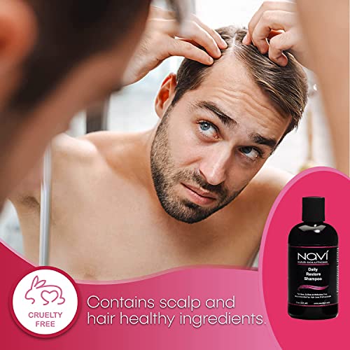 Navi Hair Loss Shampoo for Thinning Hair with Biotin & Vitamin E - DHT Blocker, 8 oz