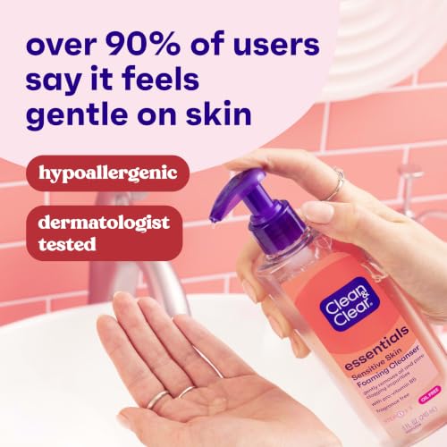 Clean & Clear Essentials Oil-Free Foaming Facial Cleanser 8 fl oz (Pack of 1)