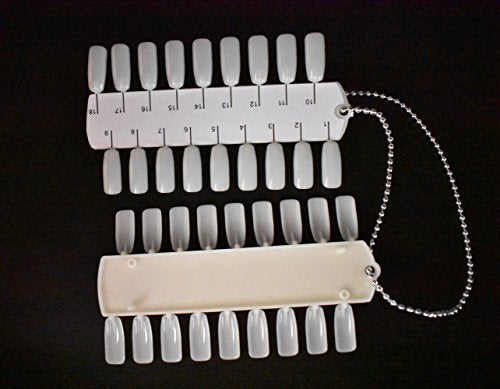 Art&Beauty Nail Tips Practice Display Palette Set for Nail Art & Color Testing