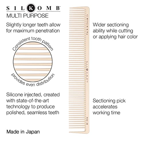 Cricket Silkomb Pro-25 Cutting Comb - Silicone-Injected for Smooth Precision