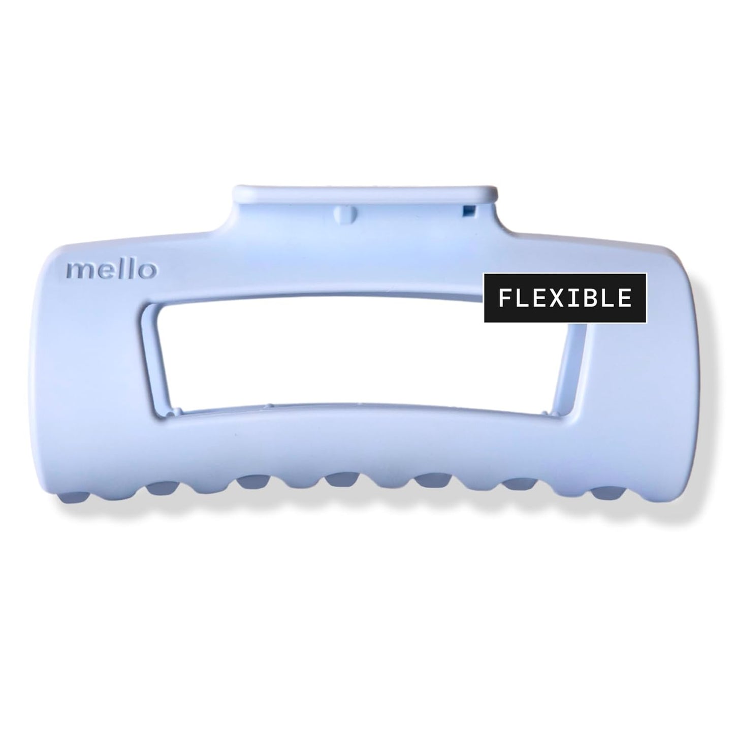 Medium Hair Clip - Flexible Comfort Hair Claw for Strong Hold on Thick & Thin Hair | Dark Brown, Matte Finish