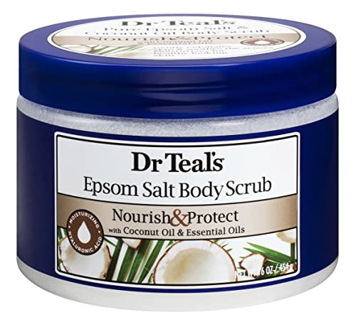 Dr. Teal's Epsom Salt Body Scrub - Nourish & Protect, 16oz
