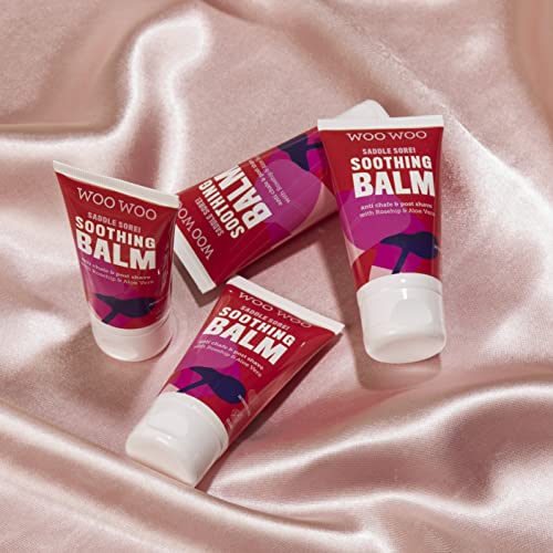 WOOWOO Saddle Sore Soothing Balm - Vegan Anti-Chafing Balm with Rosehip Oil & Aloe Vera | 50ml