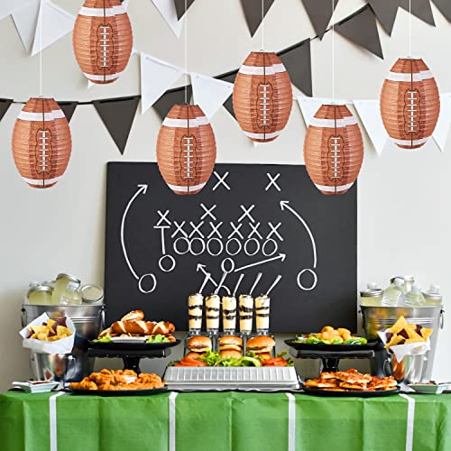 Football Paper Lanterns - 3 Pack 12" Sports Party Decor