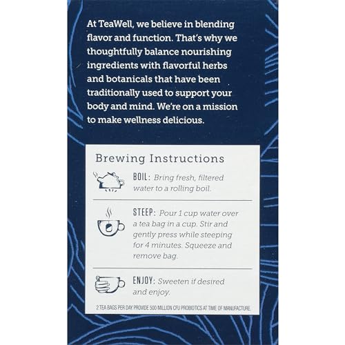 Celestial Seasonings TeaWell Organic Gut Health Herbal Tea - Cinnamon Oat, 24 Count