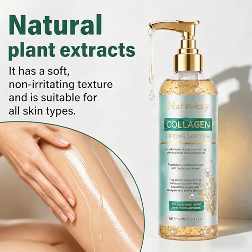 Narvokey Collagen Lifting Body Oil - Firming & Hydrating Skin Treatment