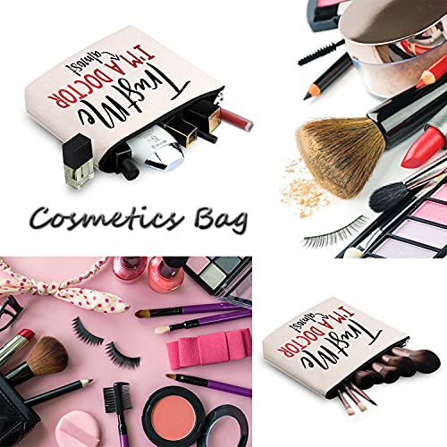 Doctor Graduation Makeup Bag - Trust Me I'm Almost A Doctor