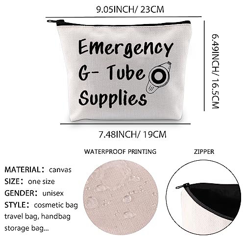 XYANFA Funny Nurse Makeup Bag - Portable Cosmetic Storage