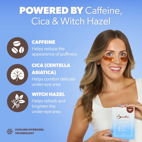 Smoothies Cooling Under Eye Patches - Depuffing & Hydrating Eye Masks, 3 Pack