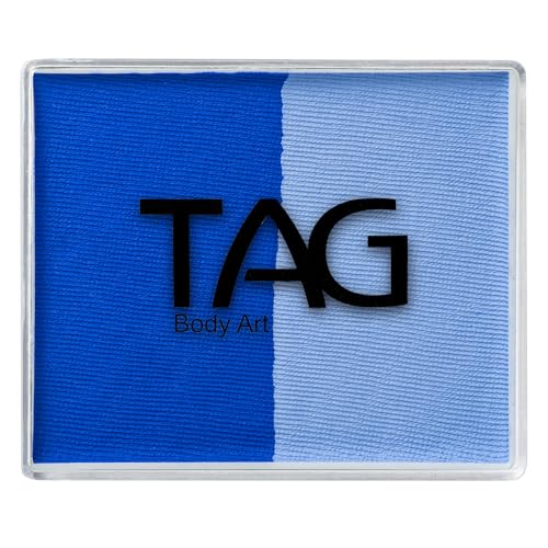 TAG Body Art Split Cake Face and Body Paint - Powder & Royal Blue 50g