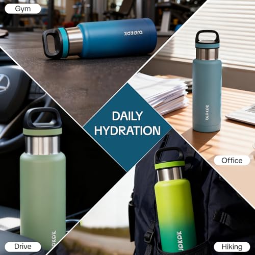 BJPKPK 18oz Insulated Stainless Steel Water Bottle - Leak-Proof & BPA-Free
