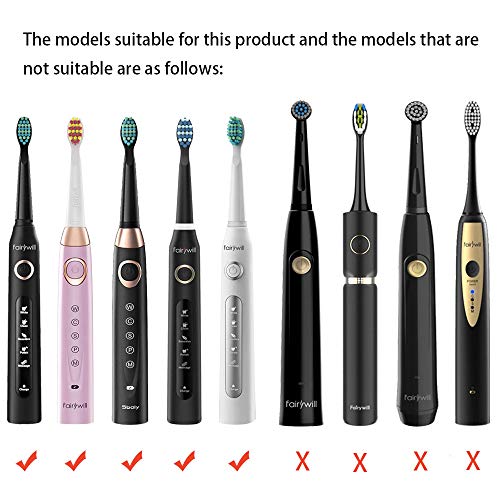 Nincha Black Electric Toothbrush Travel Case for Fairywill/Seago/Teethory/Sonic Brushes