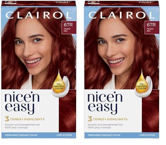 Clairol Nice'n Easy Permanent Hair Dye - Blackest Black | 100% Gray Coverage & Long-Lasting Shine | Single Pack