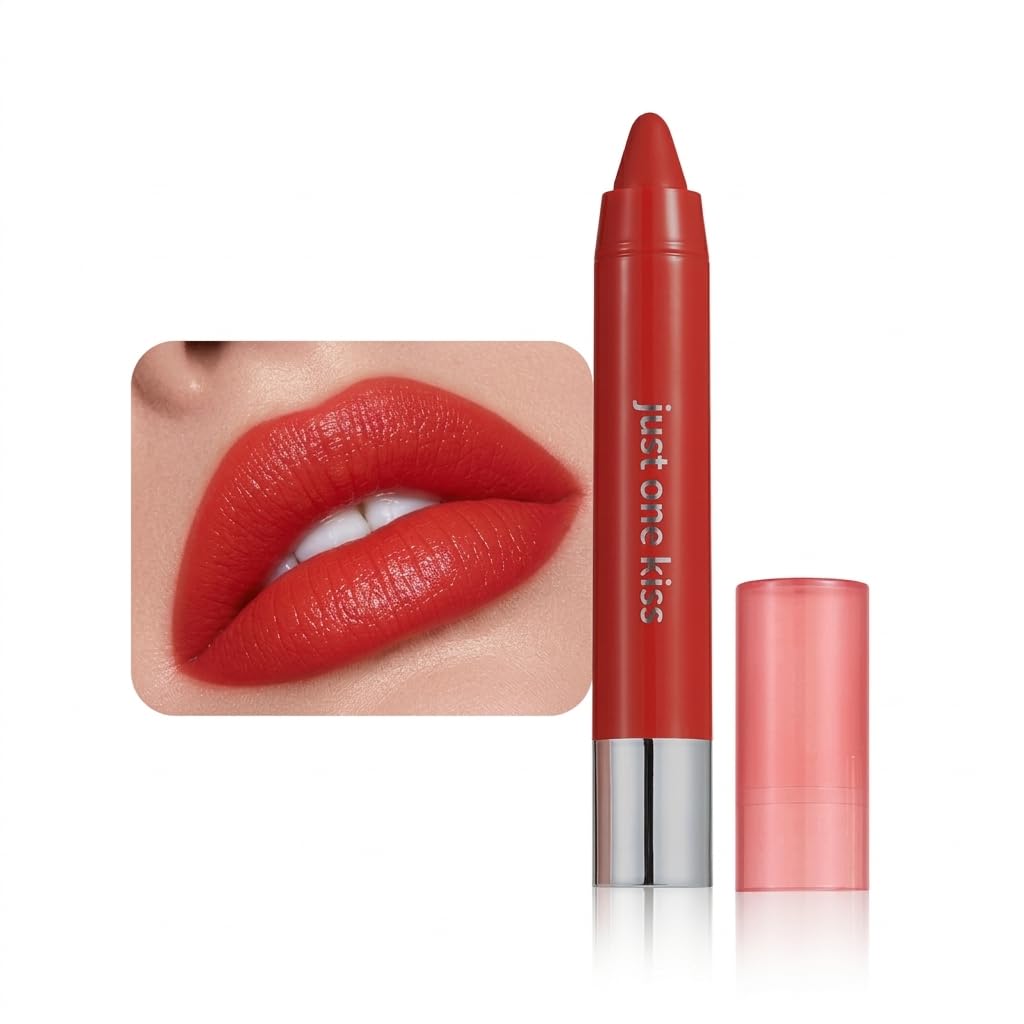 Hydrating Cream Lipstick - Maroon Lip Crayon for Women | Moisturizing, Smooth Application, Natural Finish, 06