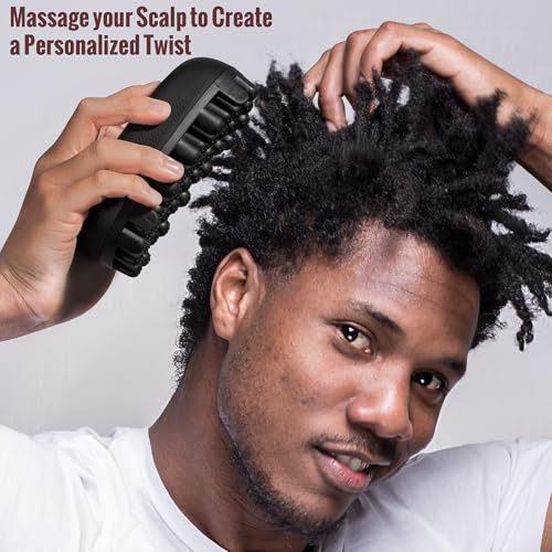 Belongtous Twist Hair Sponge Brush Set for Afro & Curly Hair