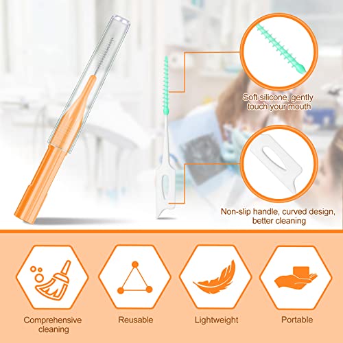 Zopeal 250 Pcs Interdental Brushes & Tooth Floss Picks Set