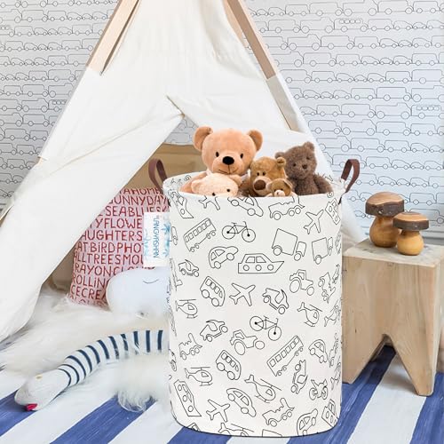 Collapsible Waterproof Laundry Hamper - Kids Toy Storage Basket