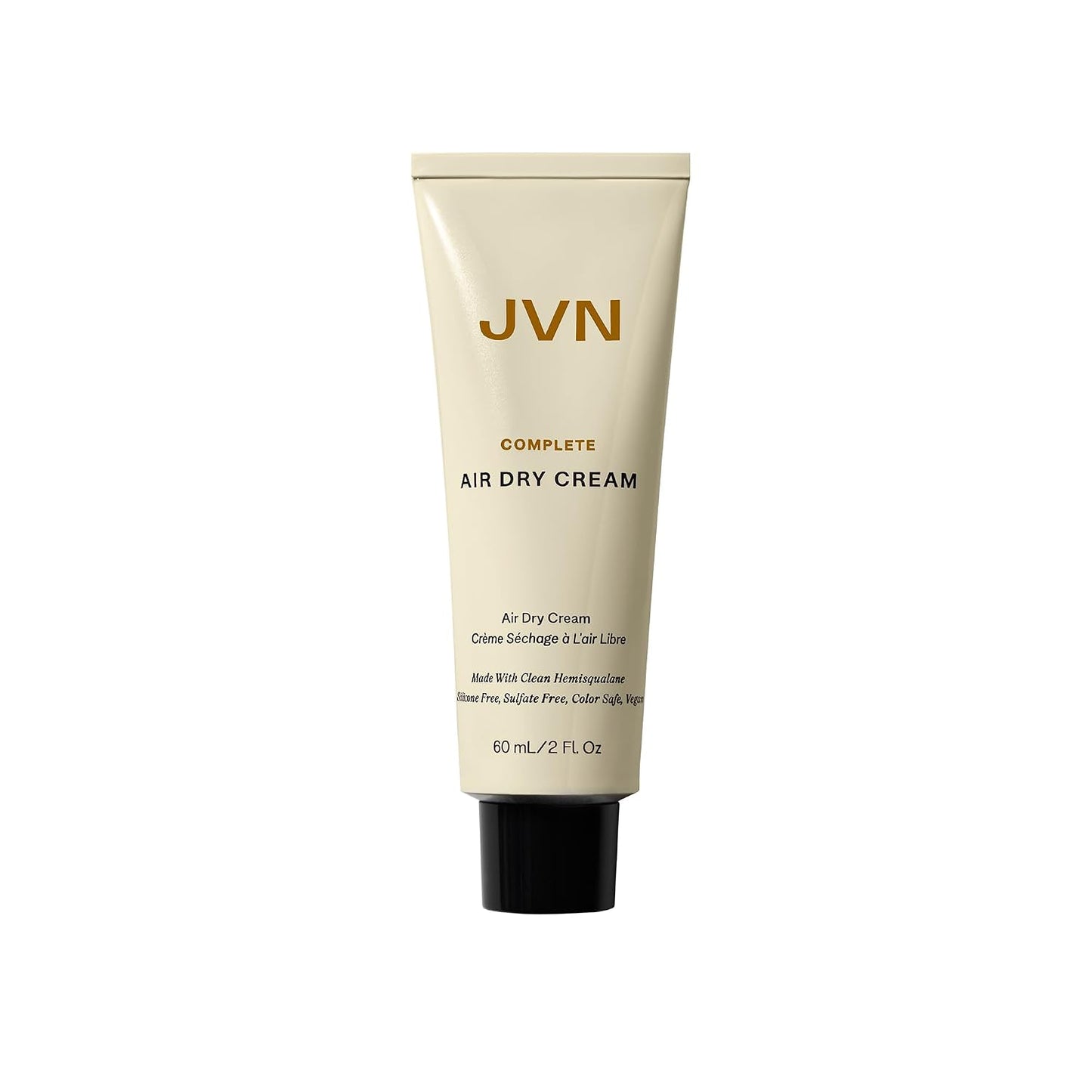 JVN No Heat Air Dry Cream - Hair Smoothing & Curl Enhancer, 5 Fl Oz | Silicone-Free, Natural Texture
