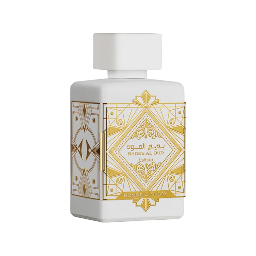 Lattafa Bade'e Al Oud Honor & Glory Eau de Parfum - Fruity Vanilla & Warm Spicy Notes | 3.40 oz / 100 ml