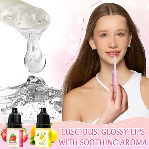 Jcoos DIY Lip Gloss Making Kit – All-in-One Craft Set for Beginners