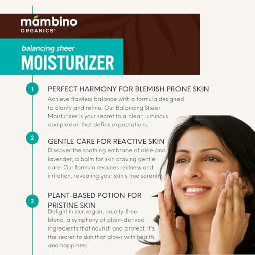 Mambino Organics Hydra-Firming Face Moisturizer for Oily & Sensitive Skin