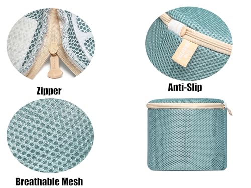 Bra Washing Bag for Delicates - 2 Pack Mesh Lingerie Laundry Bag