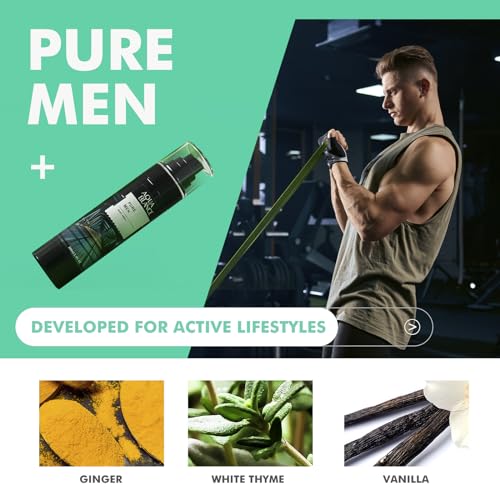 AQUA BLANCE Men's Body Spray 3.4 Fl Oz Pack of 3 - Fresh Fragrance Mist for Men