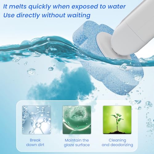 Ariie Toilet Cleaning System with 24 Disposable Brush Refills