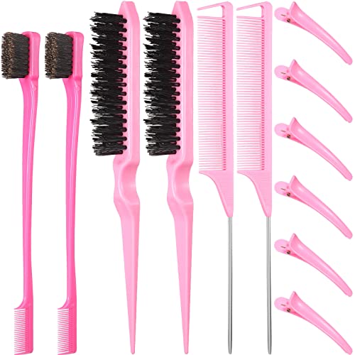 Remerry 12-Piece Hair Brush Set with Teasing Brushes & Combs