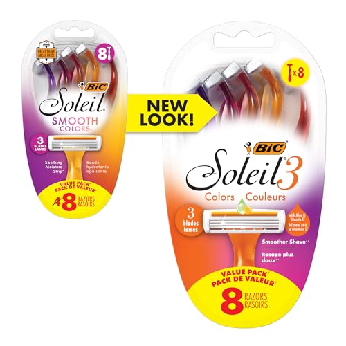 BIC Soleil Women's Disposable 3-Blade Razors - 8-Pack