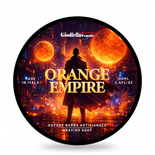 Goodfellas' Smile Orange Empire Shaving Soap - Italian Artisan Citrus & Cedarwood