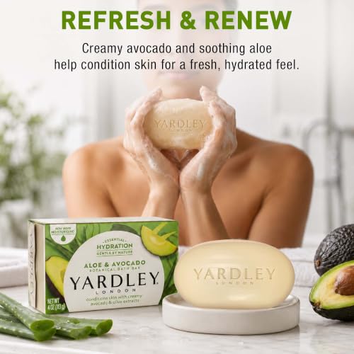 Yardley London Scented Bar Soap Variety Pack - 10-Piece Moisturizing Set