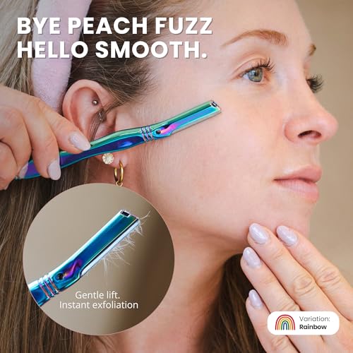 Jungle Culture Dermaplaning Tool - Reusable Facial Razor with 5 Blades