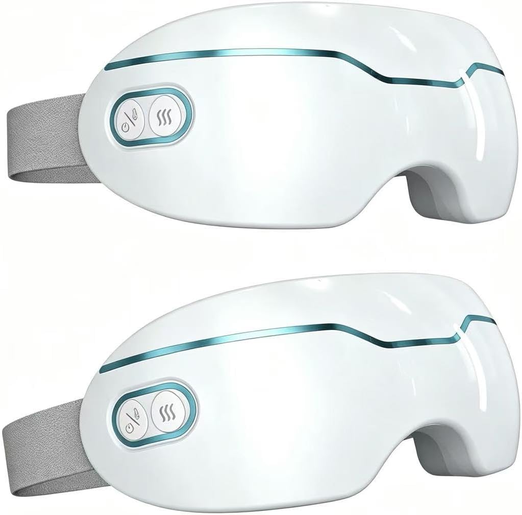 Steam Eye Mask - Adjustable Hot & Cold Therapy for Dark Circles, Puffiness & Dry Eyes | 2-Pack
