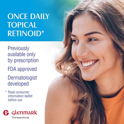 Glenmark Therapeutics Adapalene Gel 0.1% Acne Treatment 45g - Paraben-Free Topical Retinoid for Face