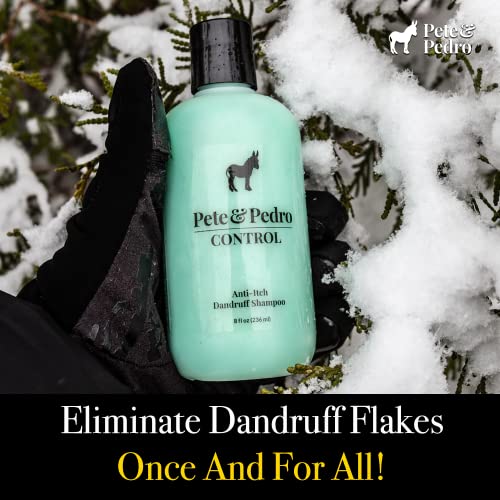 Pete & Pedro Control Anti-Dandruff & Anti-Itch Shampoo with Coal Tar, 8.5 oz