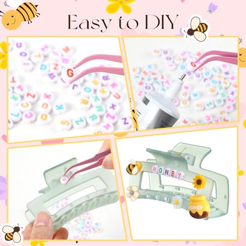 DIY Hair Claw Clip Making Kit - Flower & Cute Aesthetic Craft Set