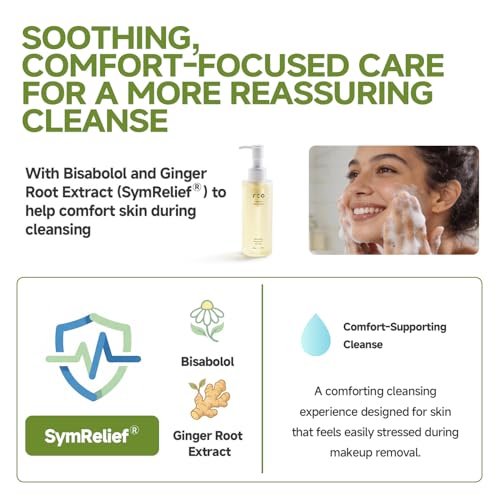 FEO Gentle Cleansing Oil for Sensitive Skin - Makeup Remover & Face Cleanser