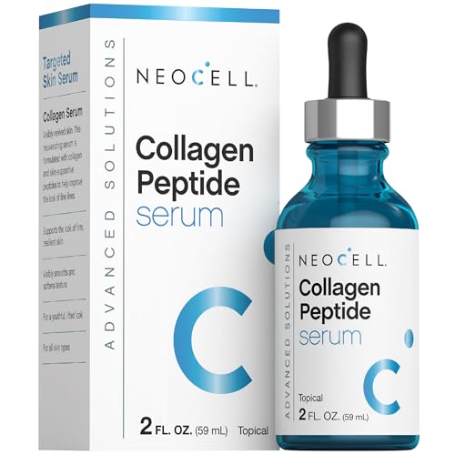 NeoCell Collagen Peptides Serum for Face – 2 fl oz Daily Anti-Aging Skin Serum
