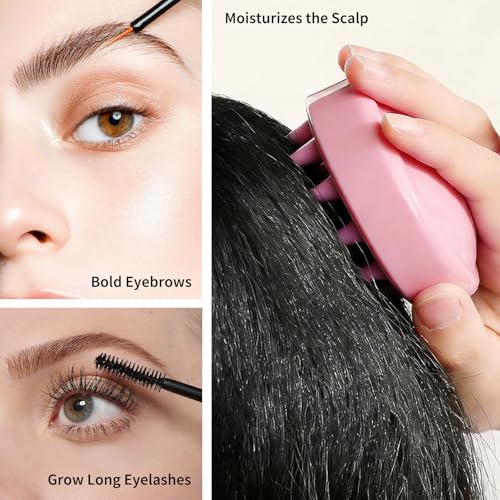 MISIJI Rosemary Oil for Hair Growth & Scalp Care with Massager – Strengthen & Nourish All Hair Types