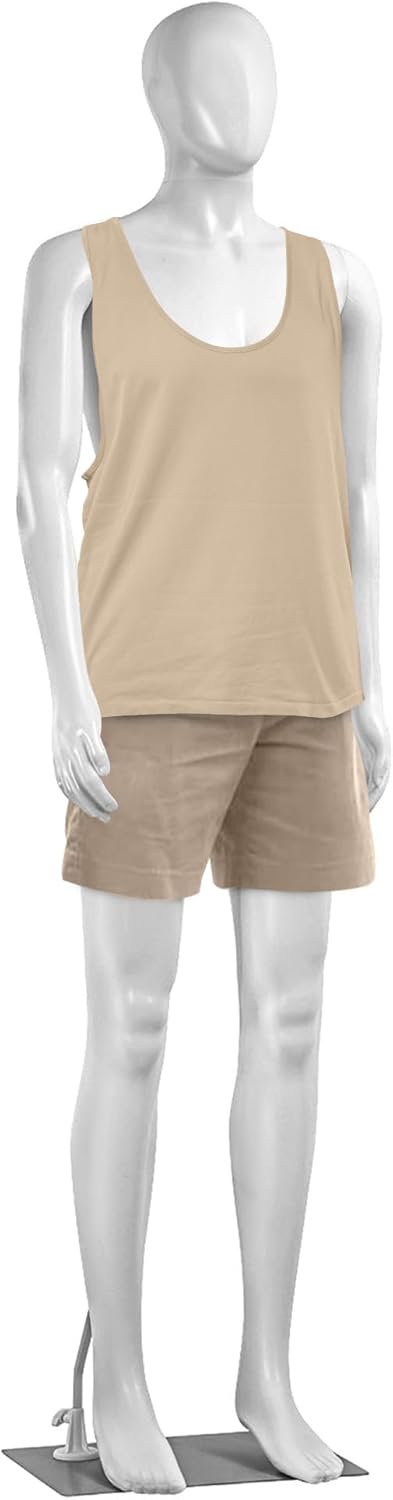 SereneLife Male Mannequin - Full Body Dress Form with Adjustable Stand | 74" Height, Detachable Head & Hands