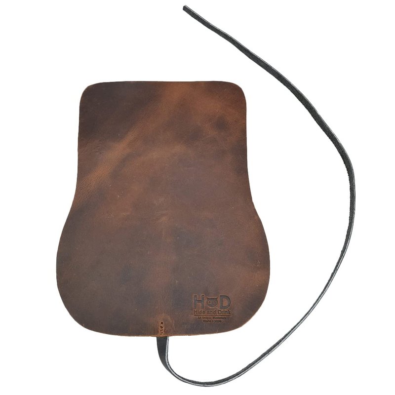 Hide & Drink, Rustic Leather Sunglass Wrap, Slim Travel, Soft Eye Glasses Storage, Handmade Includes 101 Year Warranty
