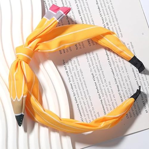 Yellow Pencil Headband for Back to School | Cute Hair Accessory