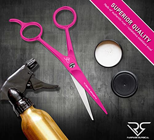 Rampage Surgical Professional 6.5" Pink Japanese Hairdresser Scissors B-4