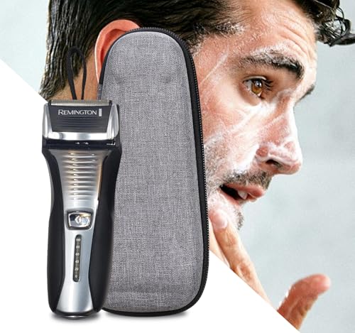 Hard Travel Case for Remington F5 Power Series Foil Shaver - Grey-Black