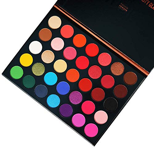 BestLand 35-Color Eyeshadow Palette for Halloween & Creative Makeup