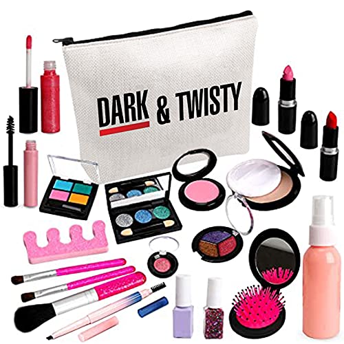 Grey's Anatomy Inspired Makeup Bag for Nurses & Doctors - Dark & Twisty Toiletry Pouch