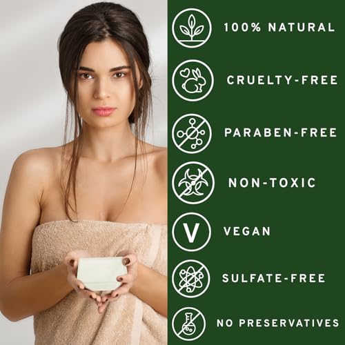 Herblov Tea Tree Oil Soap Bar – 4oz Natural Skin Cleanser