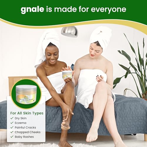 Gnale Organic Raw African Shea Butter 250g - Pure Body Moisturizer for Skin